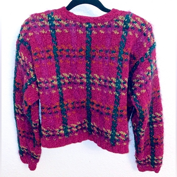 Episode vintage chunky wool blend cardigan size L - Picture 2 of 6